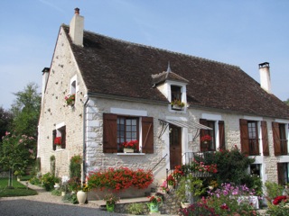 Possibly the prettiest house and yard in France