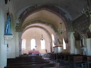 12th century church in Alluy
