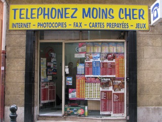 Telephone less expensive