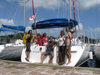 End of charter at Nelson's Dockyard