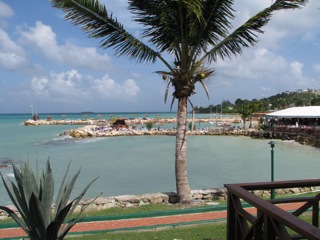 View from our room at Club Colonna, Antigua