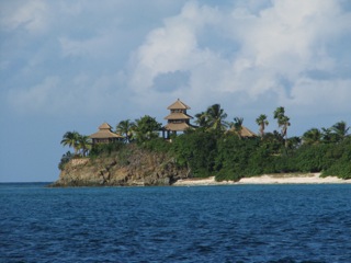 Richard Branson's second home on Necker Island