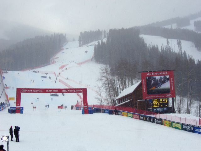 Schedule a World Cup race, and it will snow.