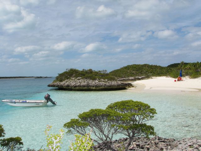 Lunch stop at Soldier Cay