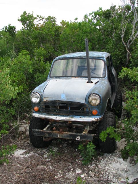 Heavily modified mini-Cooper