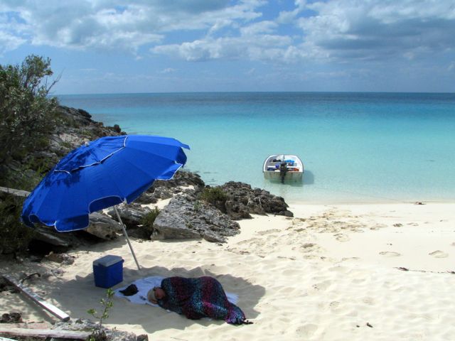 Lunch stop near Big Rock