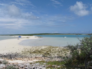 Lunch stop and not another soul for miles