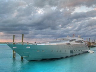 Gas tank wrapped in fiberglass