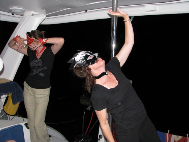 Disco dance deck party