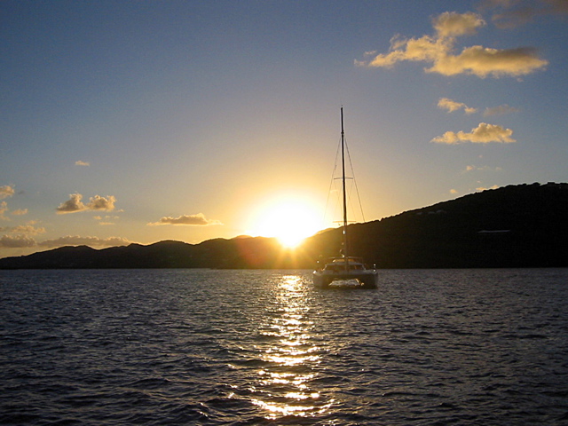 Sunset at Marina Cay (R)