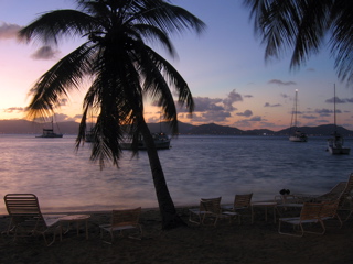 Cooper Island Sunset