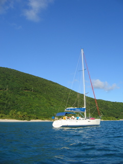 Anchored in White Bay