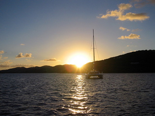 Sunset at Marina Cay (R)