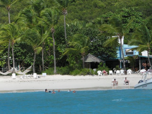 Swimming to the Soggy Dollar Bar