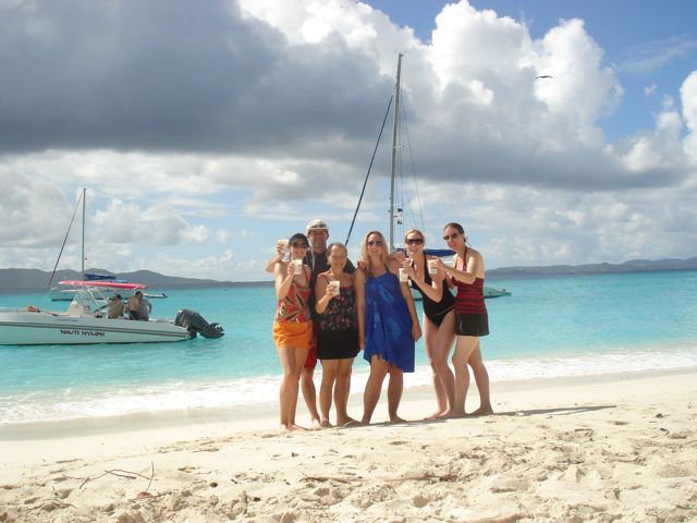 On the beach at White Bay (B)