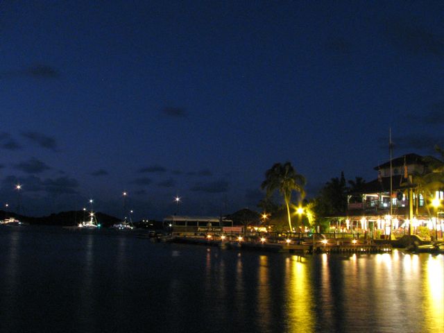 Dusk at the tip of Virgin Gorda