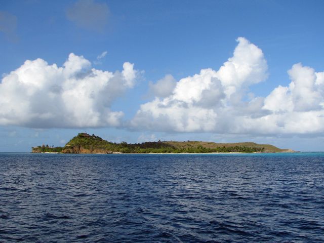 Necker Island, on our way overnight to St. Barths