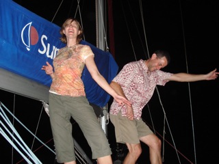 Michael Jackson tribute dance party on the deck (B)