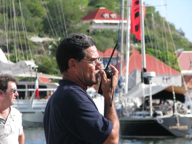 Coordinating it all, M. Jacques Gréaux, harbormaster extraordinaire