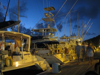 Our sailboat between 