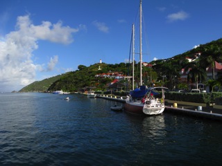 Morning in Port de Gustavia