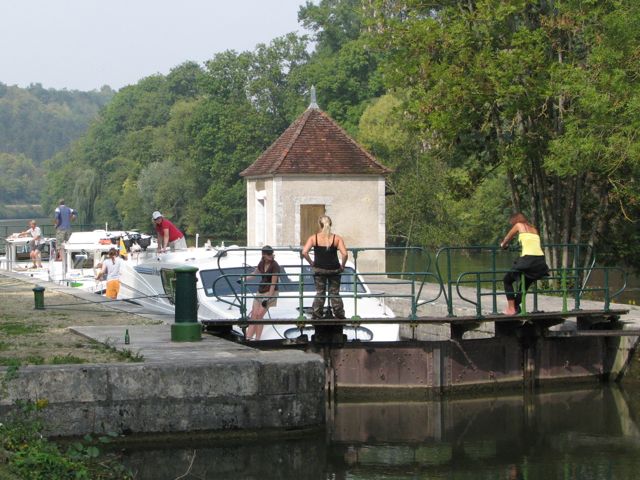 My all-girl locking team at Ecluse 77, 