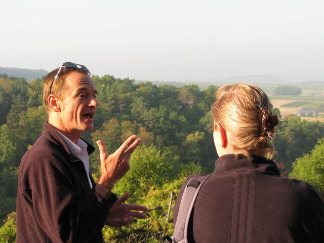 Franck Chretien explaining terroir