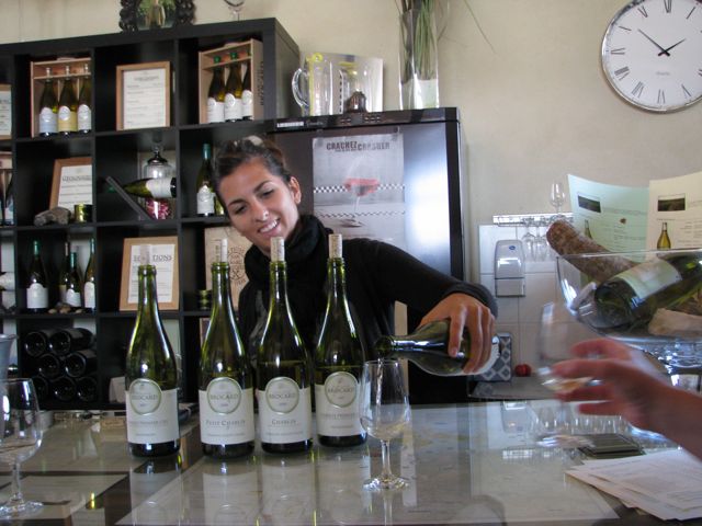 Tasting at Jean-Marc Brocard