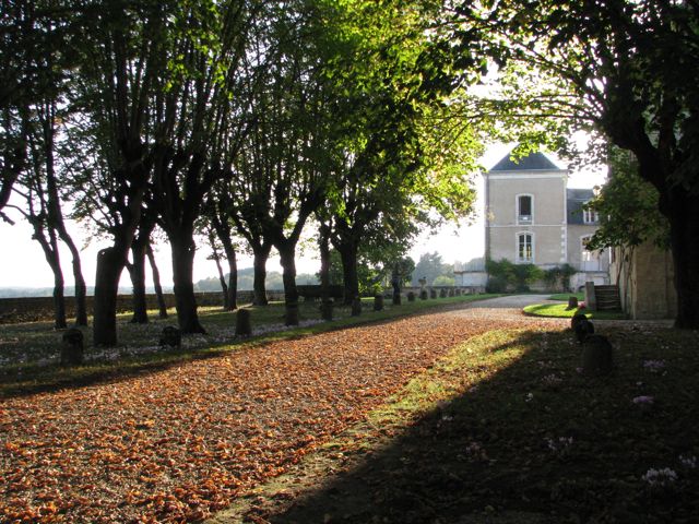 The drive to the stunning château of Mailly-le-Château