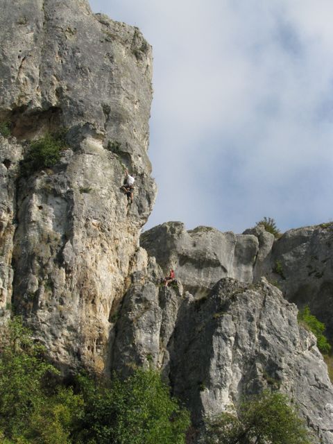 Rock climbing