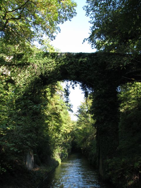 The deep narrow ditch at kilometer 69