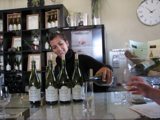 Tasting at Jean-Marc Brocard
