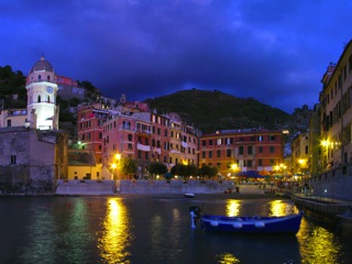 Dusk in Vernazza