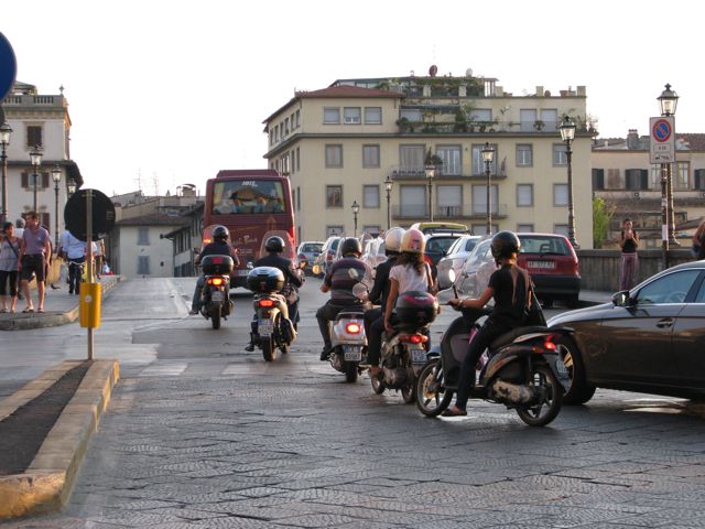 Vespas!