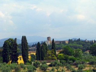 Looking south from Giardino di Boboli