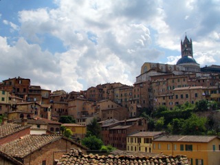 Our view from the Hotel Alma Domus
