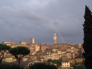 Looking toward the Piazza del Campo