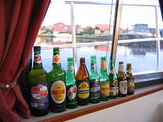 A week's beer label collection