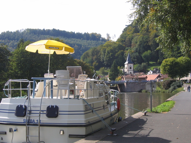 Our overnight spot in Lutzelbourg