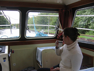 Driving through the For&ecirc;t Communale de Brumath