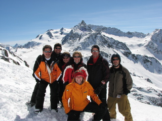 The gang plus Stephanie and Cyril (Todd photo)