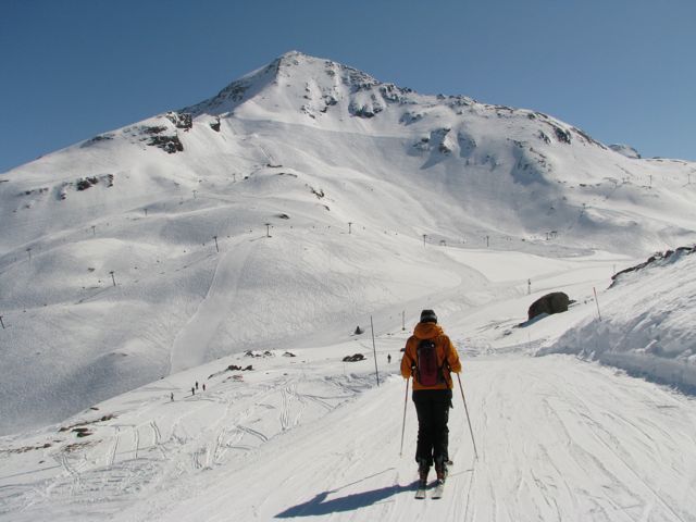 View from top of Solaise Express