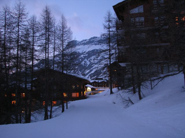 Track to the village