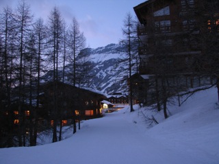 Track to the village