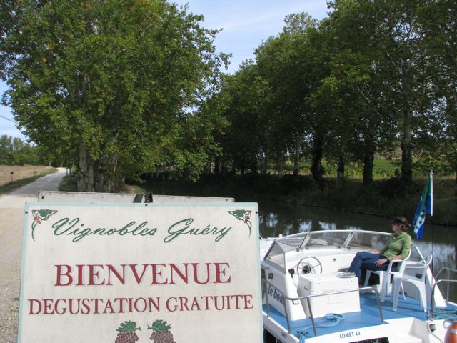 Welcome, free wine tasting