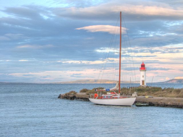 Entrance to the Etang de Thau