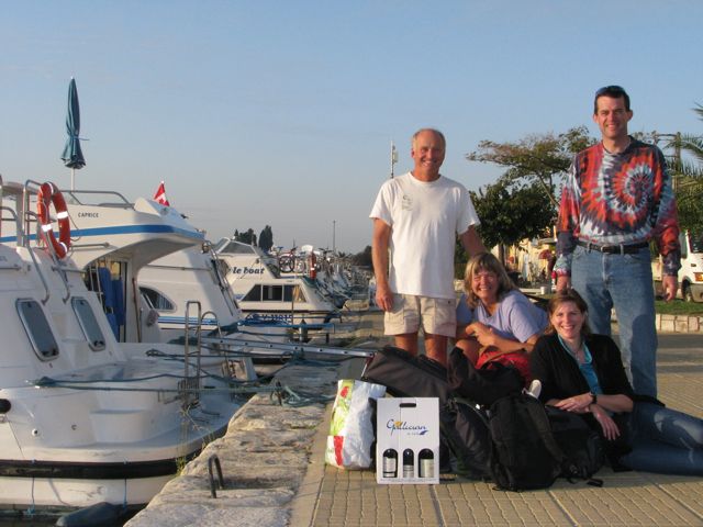 With Stewart and Karen in St. Gilles
