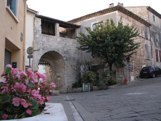 Old gate in the old section of St. Gilles