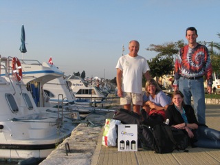 With Stewart and Karen in St. Gilles