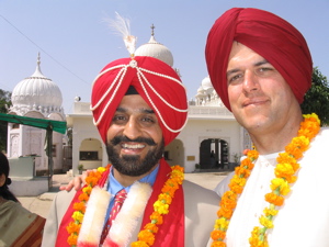 The groom and Dr. Vacation